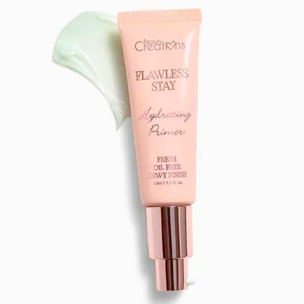 NWT Beauty Creations Flawless Stay Hydrating Primer 30ml Dewy Finish Full Size